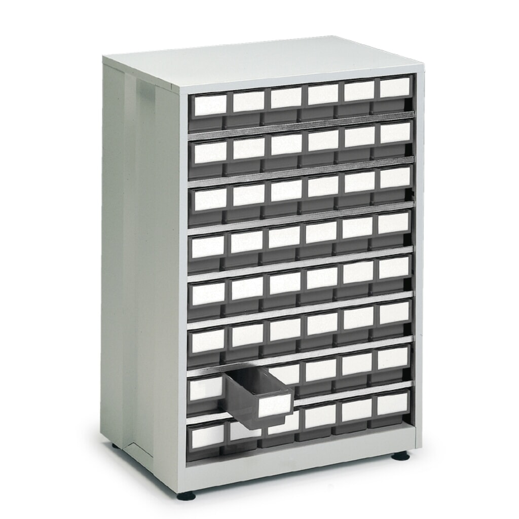 Immagine del prodotto: Cassettiera, 48 cassetti, grigio