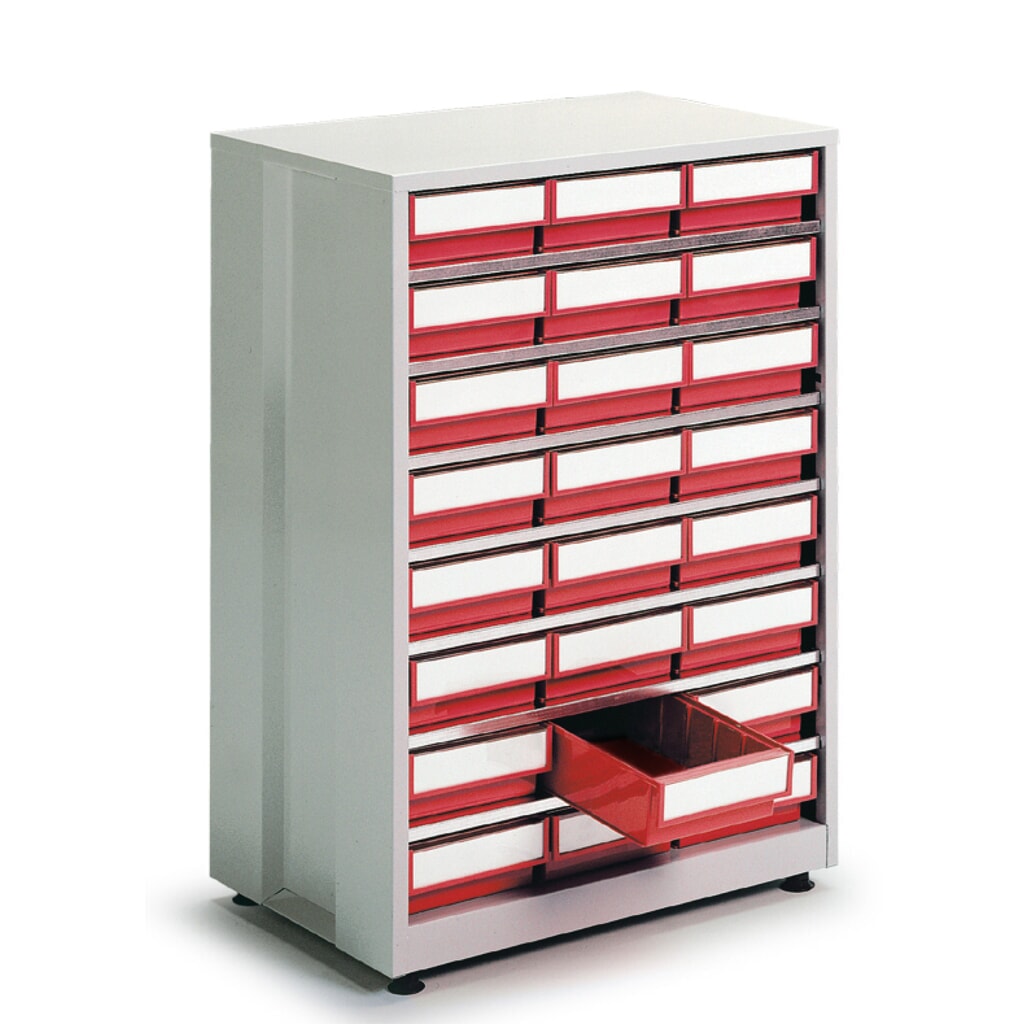 Immagine del prodotto: Cassettiera, 24 cassetti, rosso