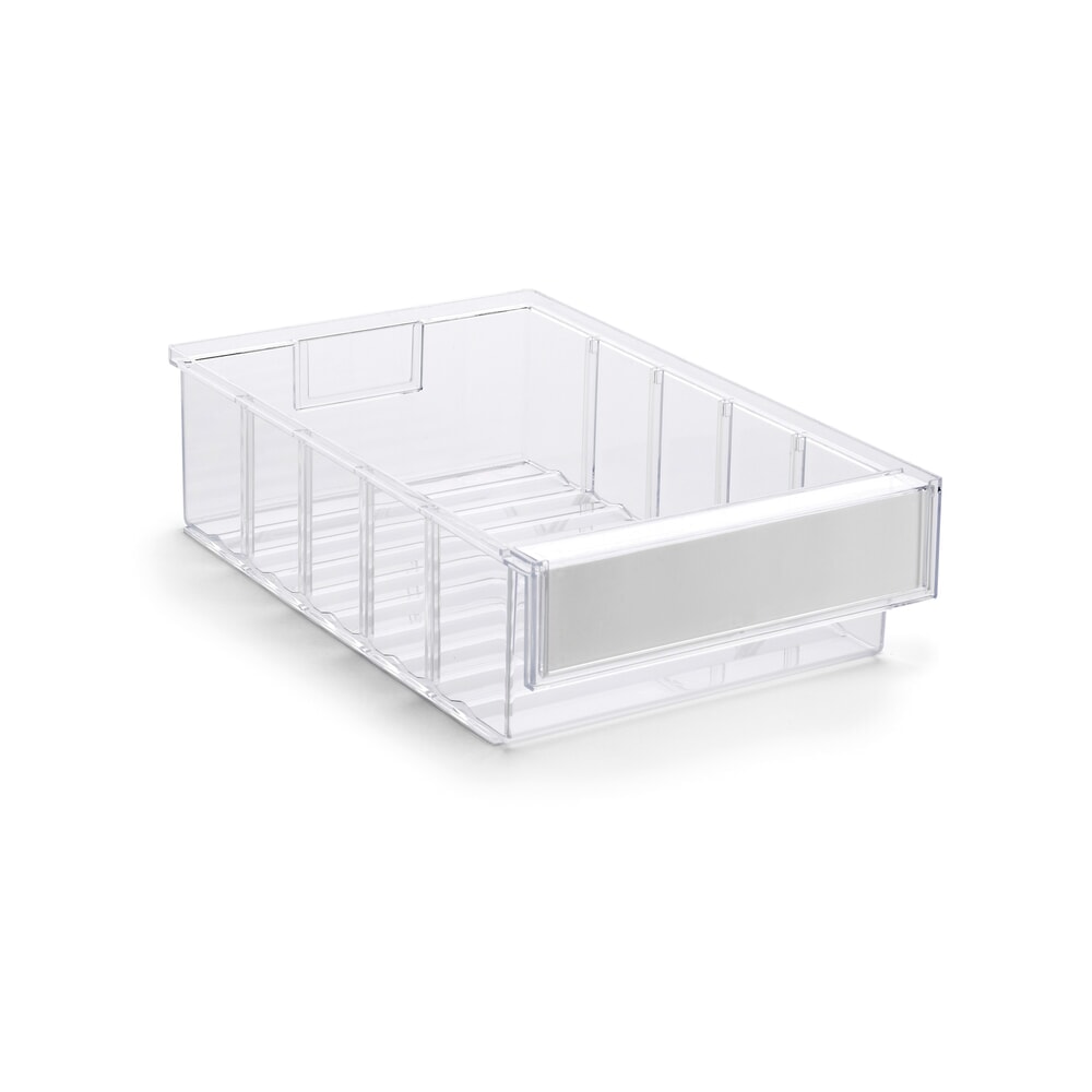 Immagine del prodotto: Contenitori a bocca di lupo TRESTON in polistirolo, etichette incluse, AxLxP 82 x 186 x 300 mm
