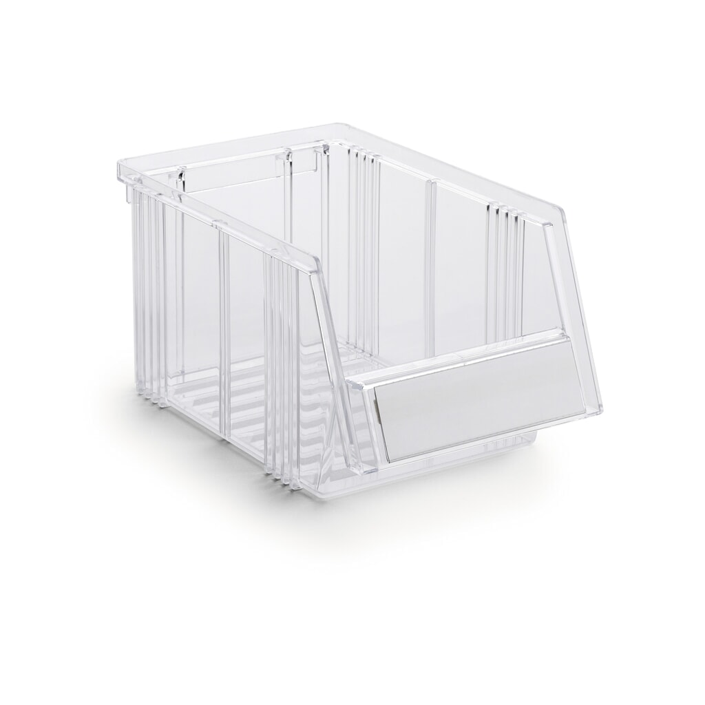 Immagine del prodotto: Contenitori a bocca di lupo TRESTON, trasparenti, HxBxT 130 x 149 x 250 mm
