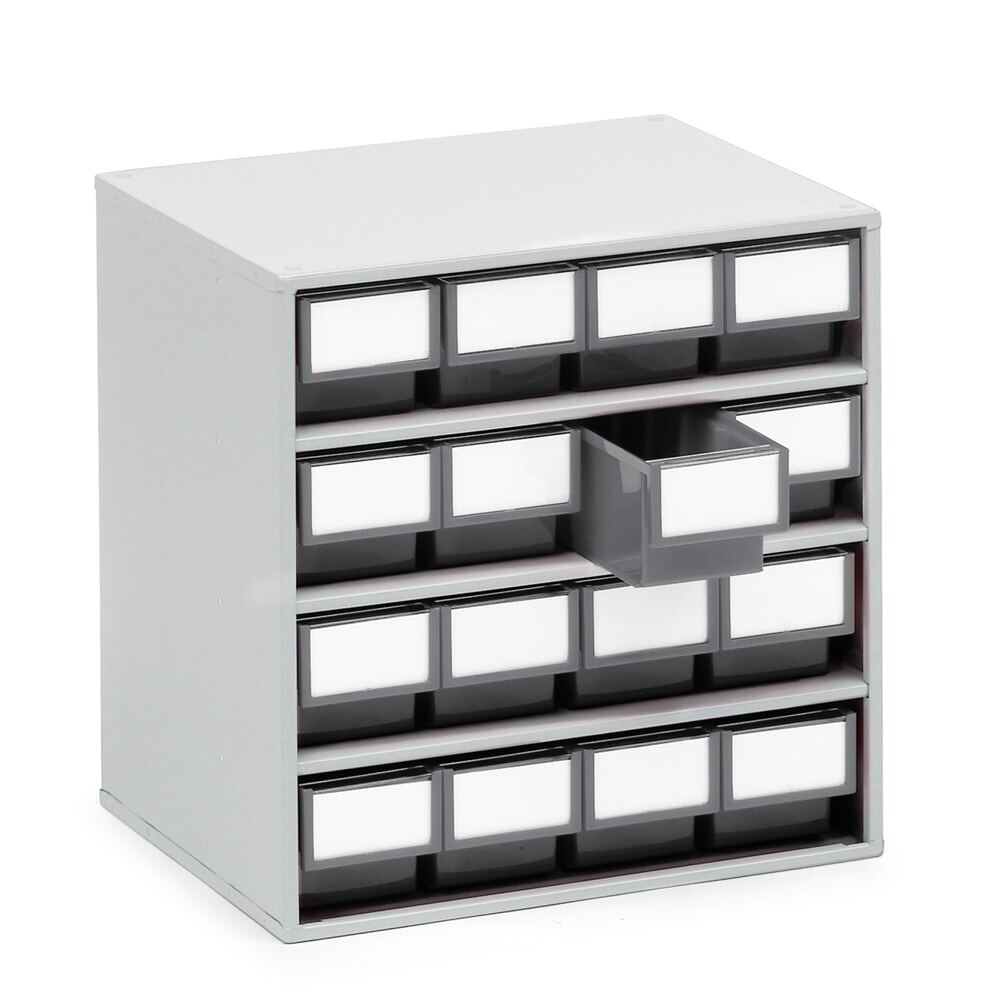 Immagine del prodotto: Cassettiera, 16 cassetti, profondità 300 mm, grigio antracite