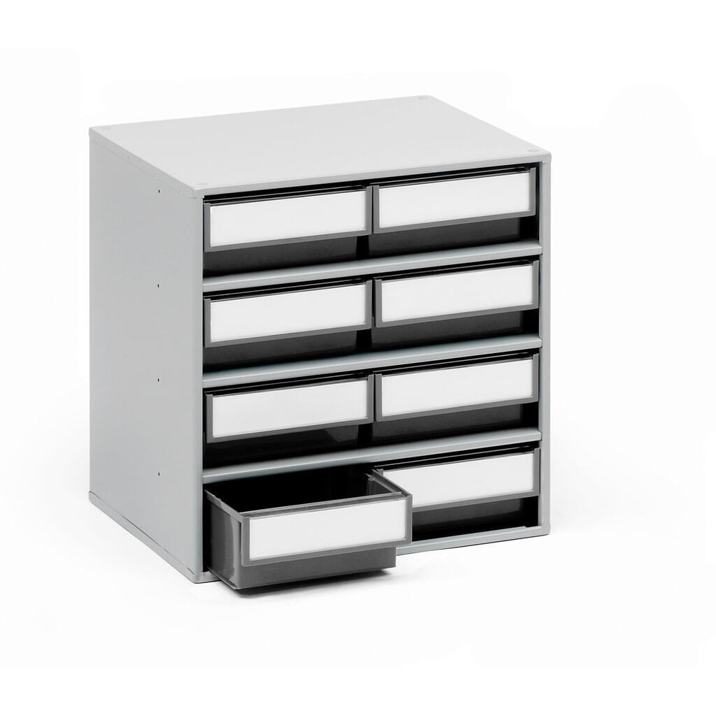 Immagine del prodotto: Cassettiera, 8 cassetti, profondità 300 mm, grigio antracite