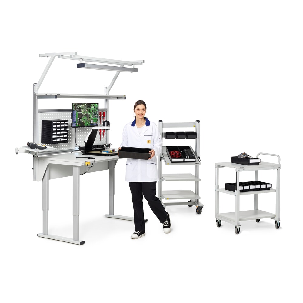 Immagine del prodotto n. 6: Tavolo carrello, portata 150 kg, LxP 700 x 500 mm