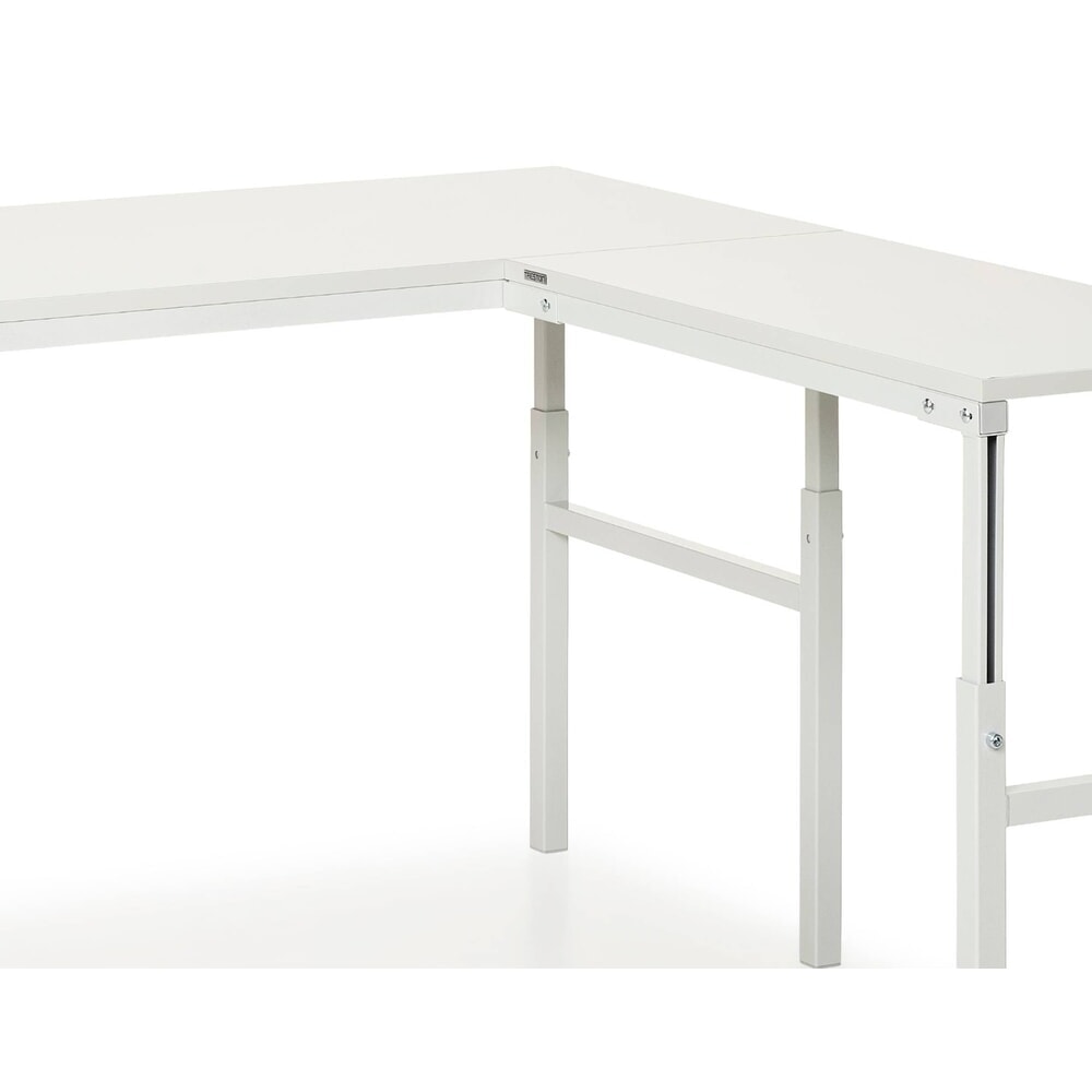Immagine del prodotto n. 3: Tavolo angolare componibile per sistema postazione di lavoro, regolabile in altezza, portata 150 kg, LxP 1.200 x 700 mm