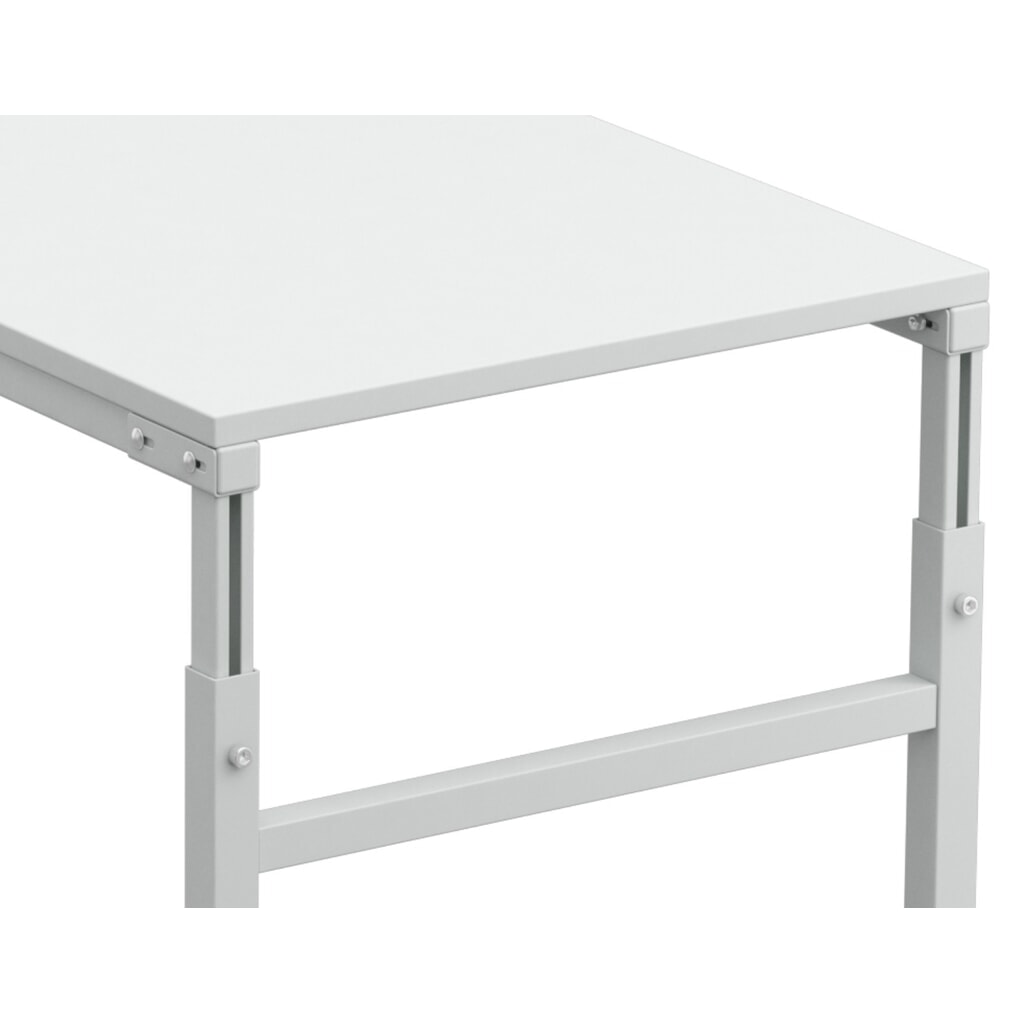 Immagine del prodotto n. 4: Tavolo angolare componibile per sistema postazione di lavoro, regolabile in altezza, portata 150 kg, LxP 1.200 x 700 mm
