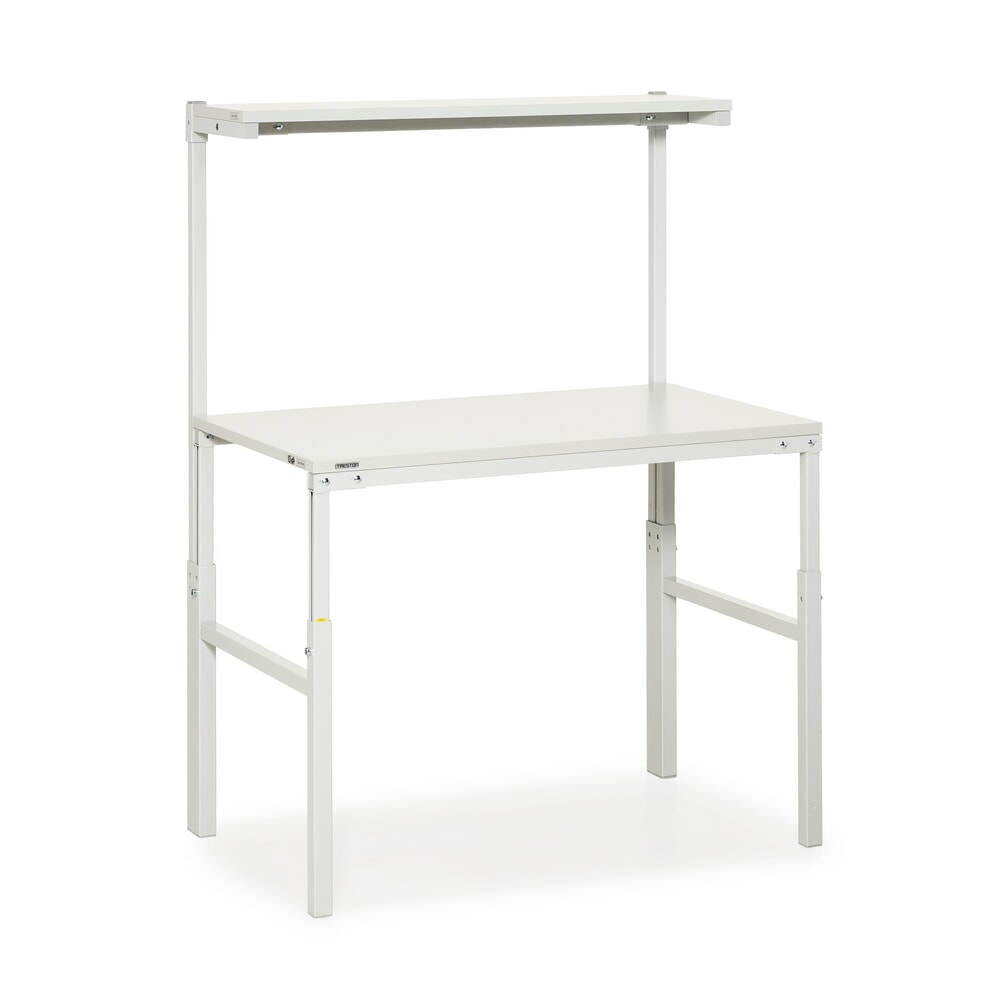 Immagine del prodotto: Tavolo da lavoro TRESTON con ripiano, regolabile in altezza, portata 300 kg, LxP 1.200 x 700 mm