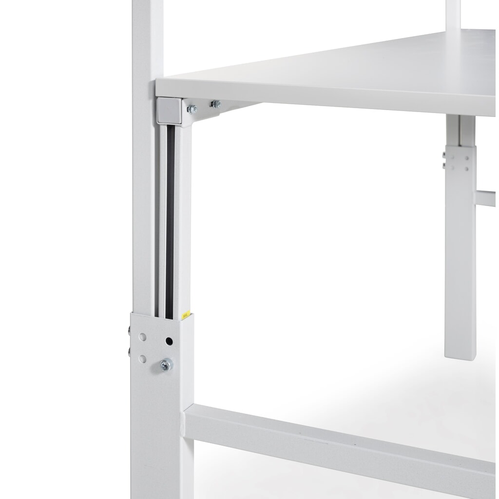 Tavolo da lavoro TRESTON con ripiano, regolabile in altezza, portata 300 kg, LxP 1.500 x 900 mm Immagine del prodotto n. 3: Tavolo da lavoro TRESTON con ripiano, regolabile in altezza, portata 300 kg, LxP 1.500 x 900 mm