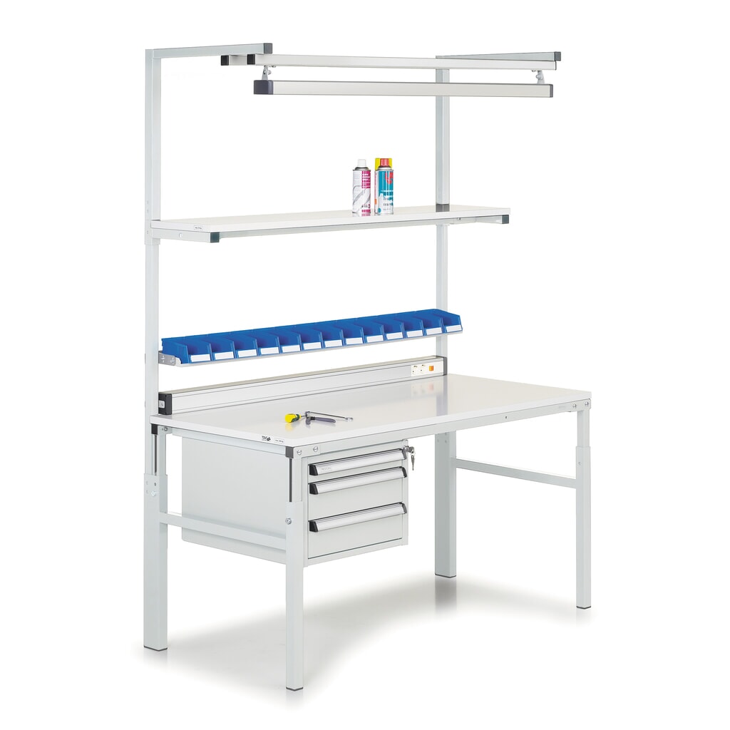 Struttura supplementare per tavoli da lavoro, larghezza 1.500 mm Immagine del prodotto n. 4: Struttura supplementare per tavoli da lavoro, larghezza 1.500 mm