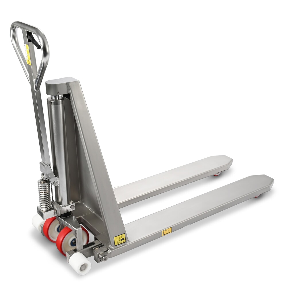 Immagine del prodotto n. 10: Transpallet a pantografo in acciaio inox Ameise® PTM 1.0 Scissor INOX, portata 1.000 kg, lunghezza forche 1.200 mm, nylon