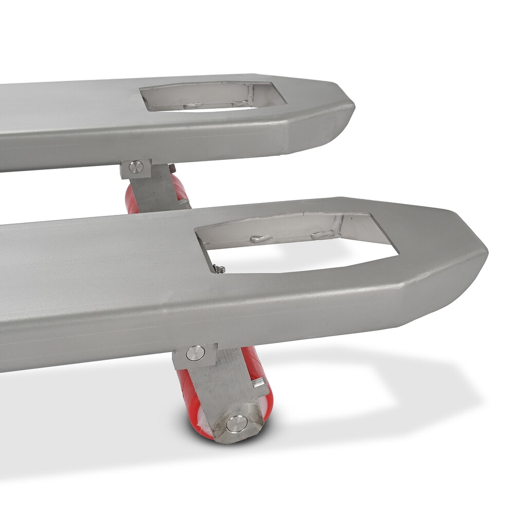 Immagine del prodotto n. 3: Transpallet in acciaio inox Ameise® PTM 2.0 INOX, portata 2.000 kg, lunghezza forche 1.150 mm, nylon