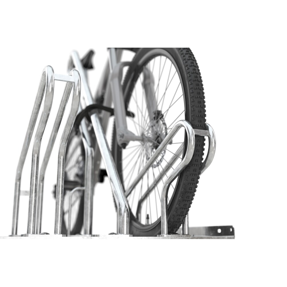 Immagine del prodotto n. 2: wsm® tettoia per biciclette Leipzig, tetto piano con attica, per 8 biciclette
