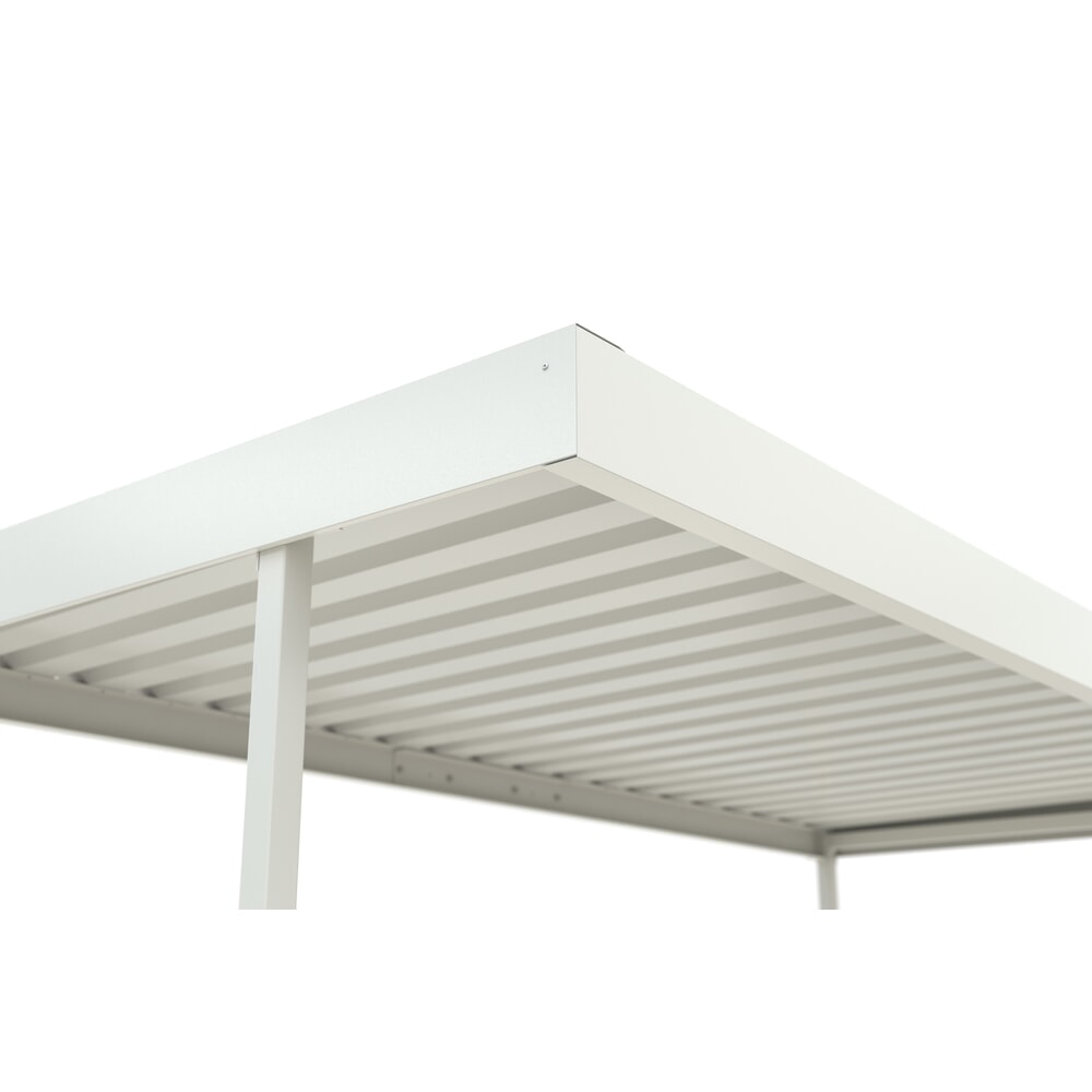 Immagine del prodotto n. 9: wsm® tettoia per biciclette Leipzig, tetto piano con attica, per 8 biciclette