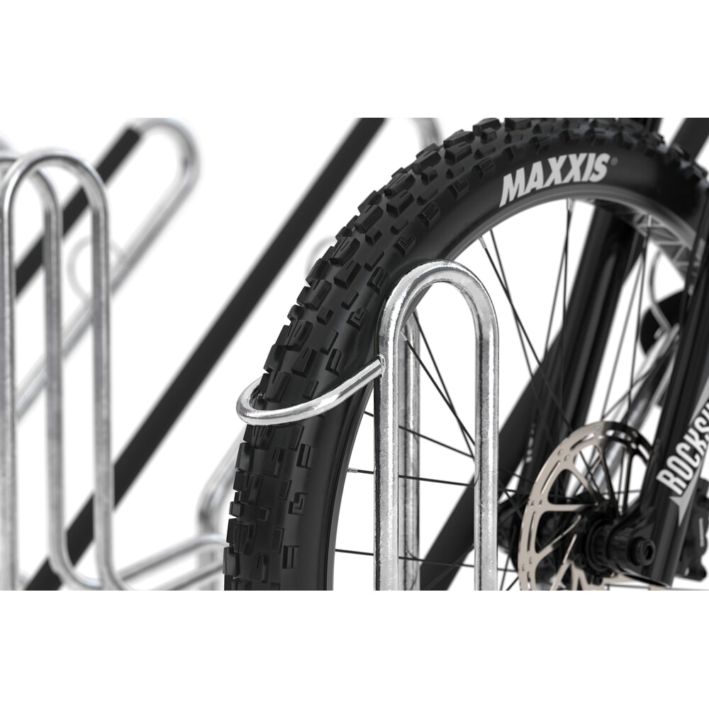 Immagine del prodotto n. 4: wsm® tettoia per biciclette Professional Köln, vetrata ESG, illuminazione integrata, kit, per 6 biciclette, AxLxP 2440 mm x 3180 mm x 2165 mm