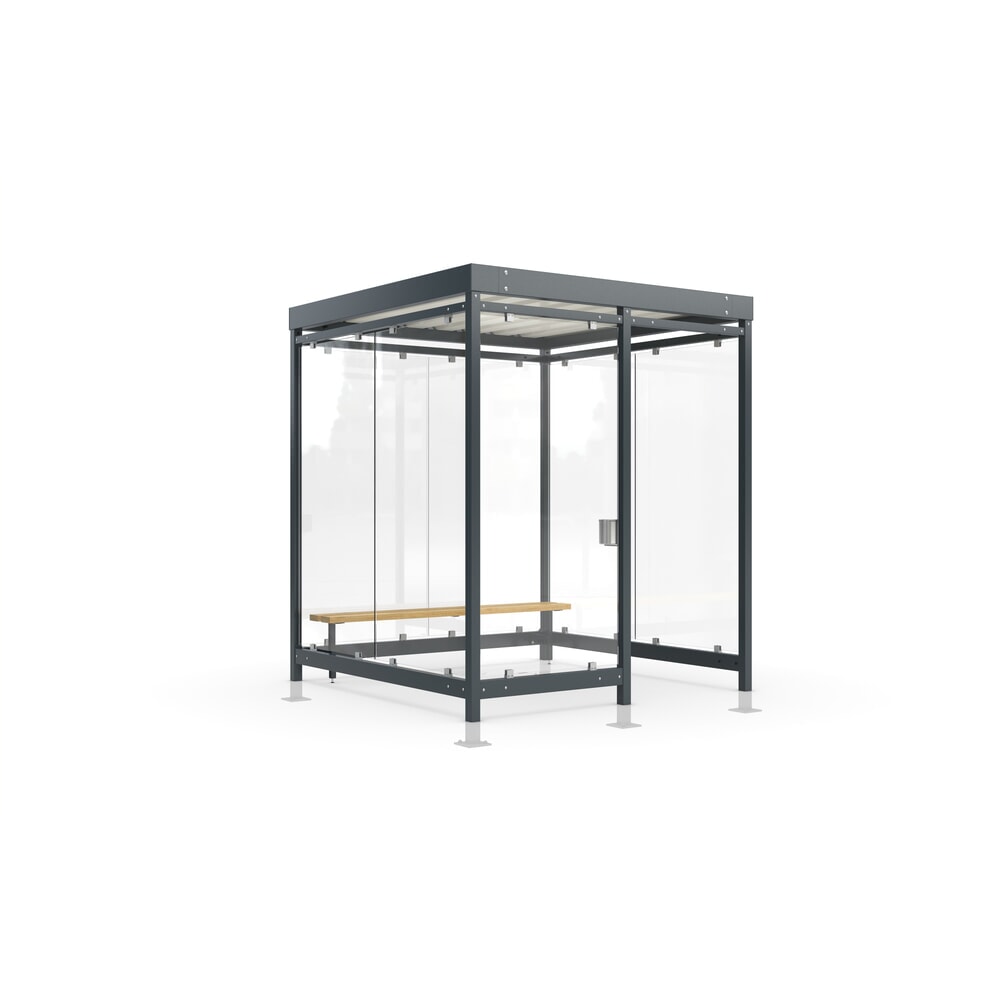 Immagine del prodotto n. 1: wsm® rifugio per fumatori Economy Köln, vetrata ESG