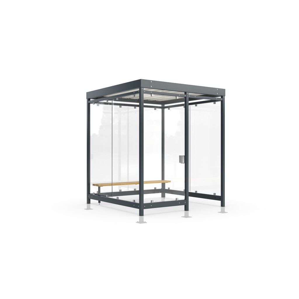 Immagine del prodotto: wsm® rifugio per fumatori Economy Köln, vetrata ESG