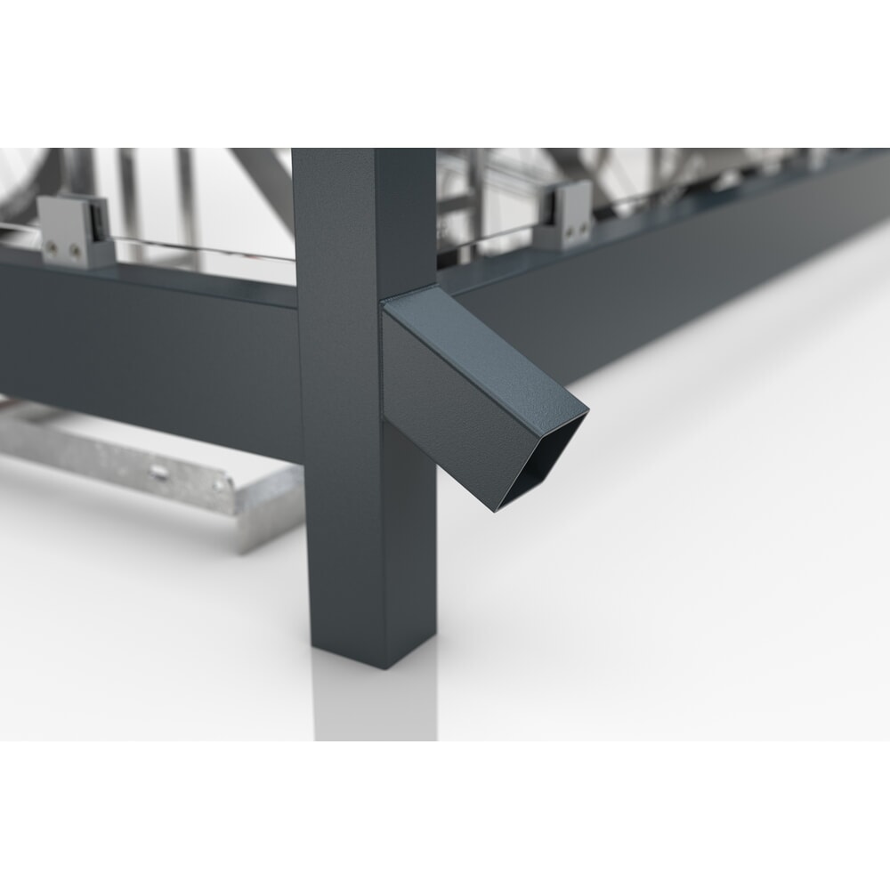 Immagine del prodotto n. 4: wsm® rifugio per fumatori Economy Köln, vetrata ESG