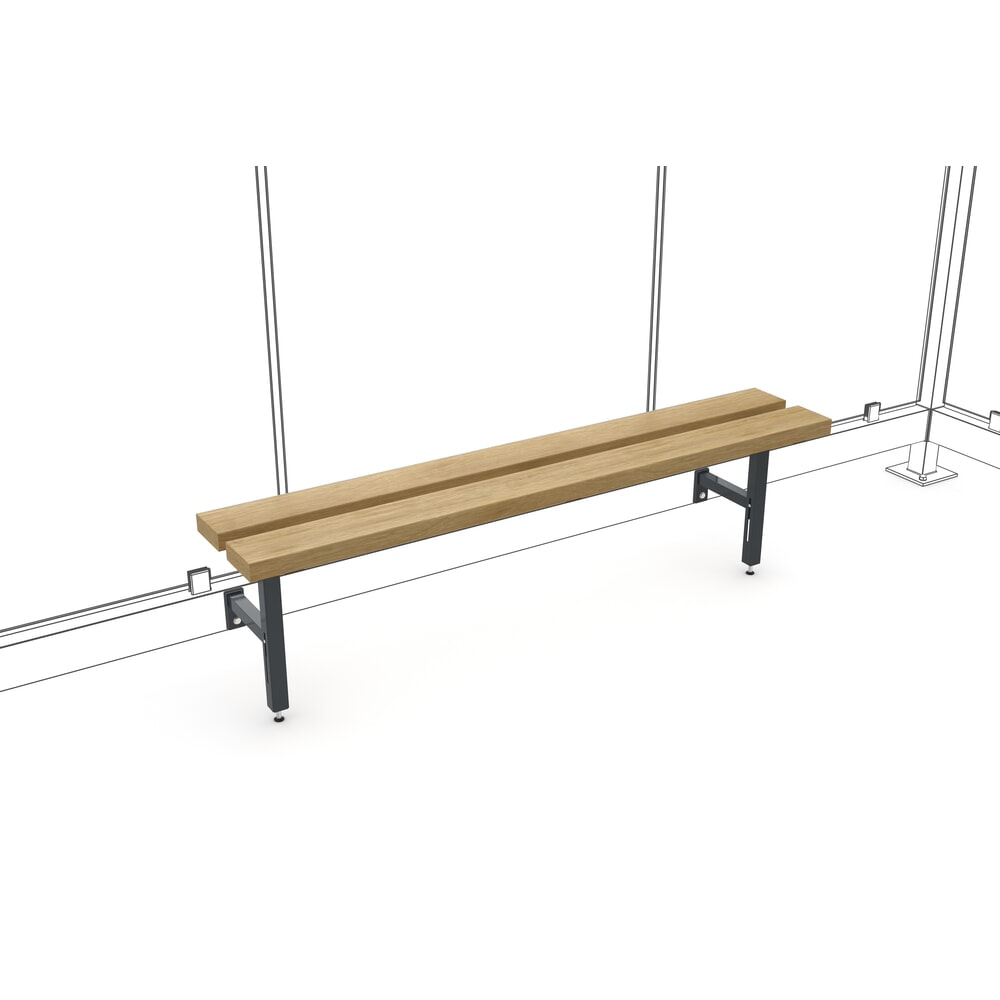 Immagine del prodotto n. 4: wsm® rifugio per fumatori Professional Köln, vetrata ESG, illuminazione integrata, kit, AxLxP 2440 mm x 2165 mm x 2165 mm