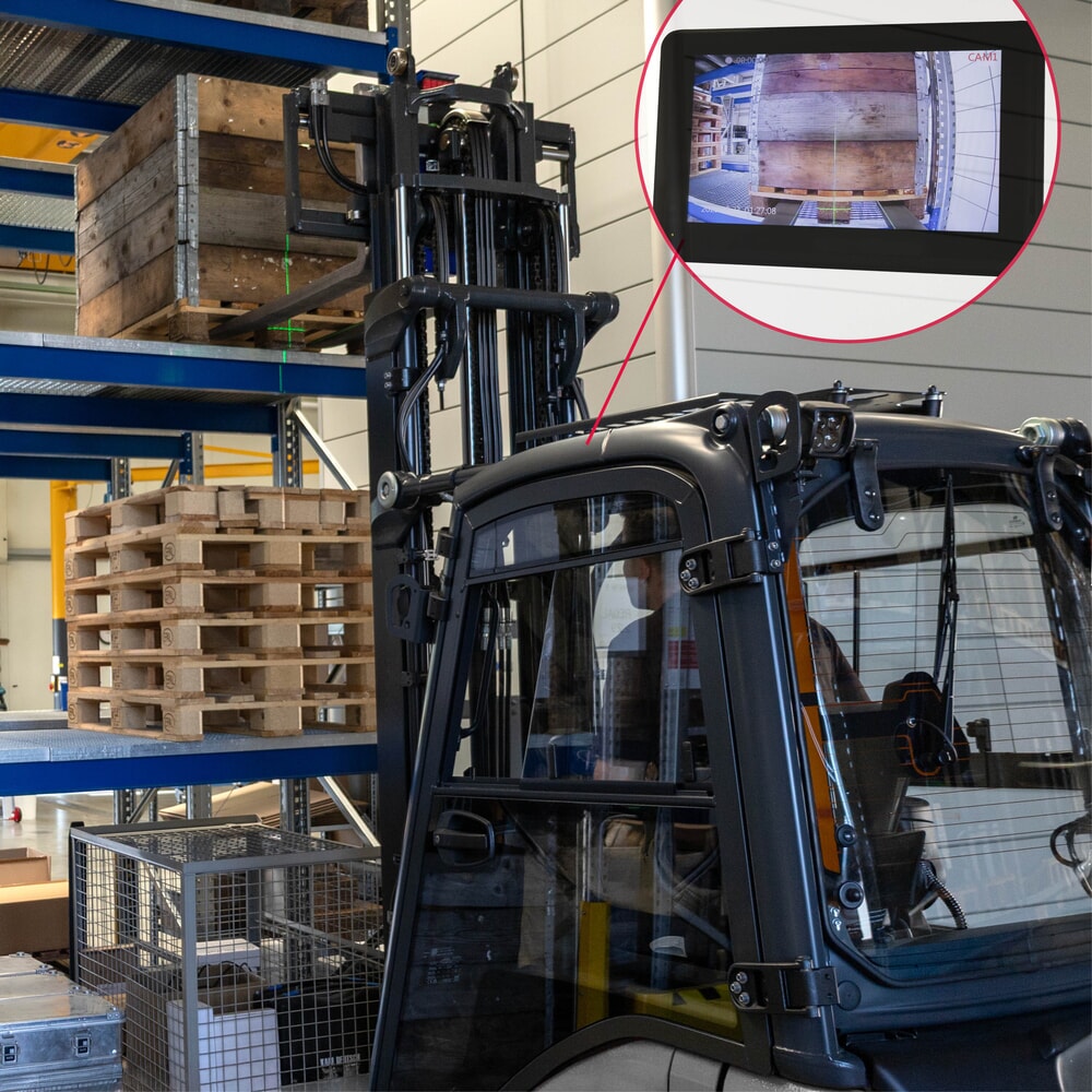 Immagine del prodotto n. 5: VETTER® LIZZARD Premium, sistema di guida laser delle forche e con telecamera, ISO 2A