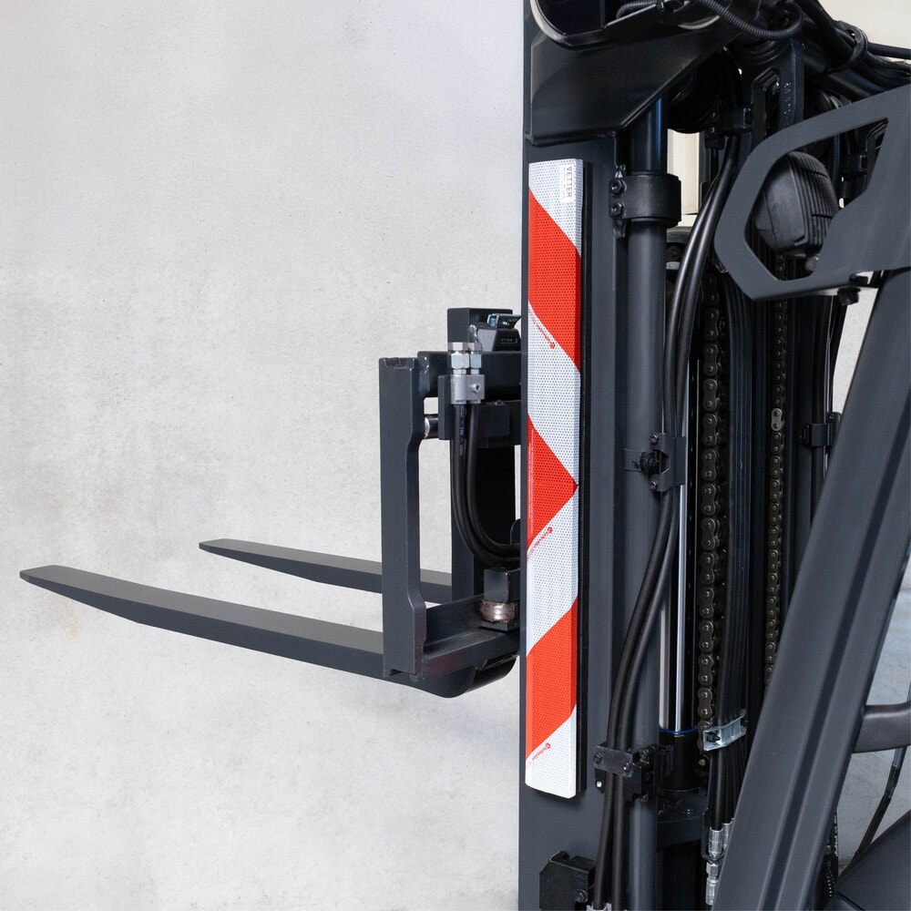 Immagine del prodotto n. 4: Barra di segnalazione VETTER® ZEBRA per forche con magneti, AxLuxP 80 x 1.000 x 45 mm