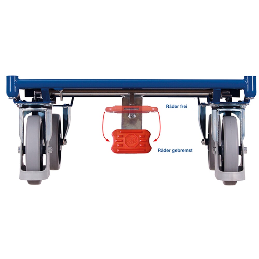 Immagine del prodotto n. 3: Carrello pieghevole VARIOfit®, area di carico LxP 450 x 720 mm, capacità di carico 150 kg