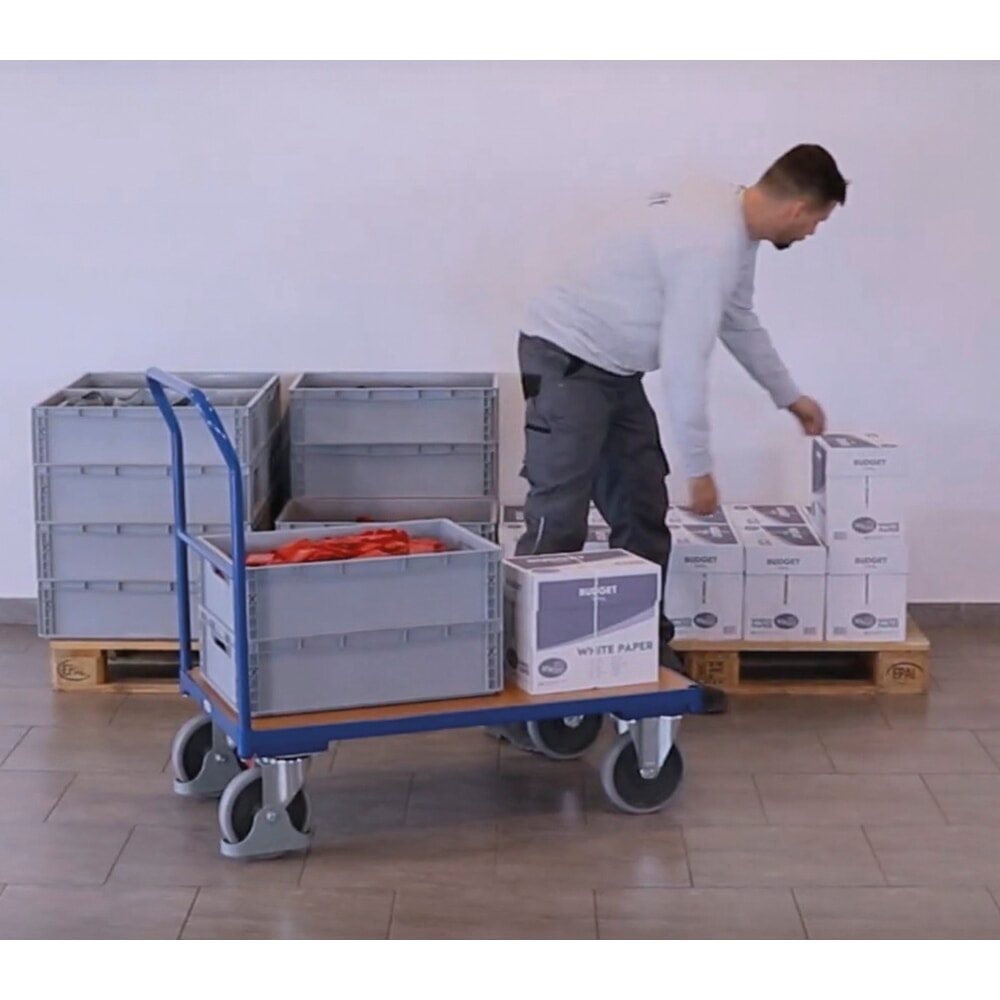 Immagine del prodotto n. 4: carrello a barra scorrevole VARIOfit®, area di carico LxP 500 x 980 mm, capacità di carico 400 kg
