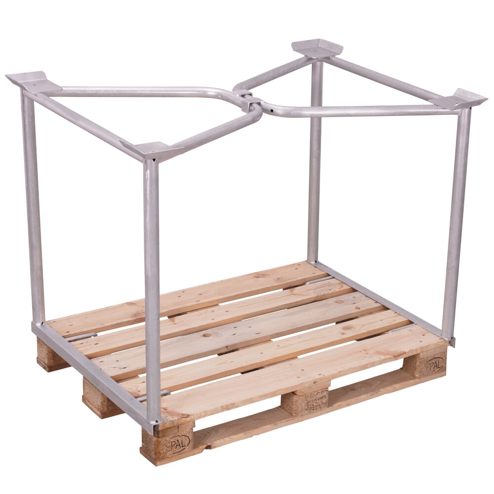 Immagine del prodotto: fissaggio per pallet CORDES, aperto, Euro pallet, zincato, altezza costruttiva 800 mm