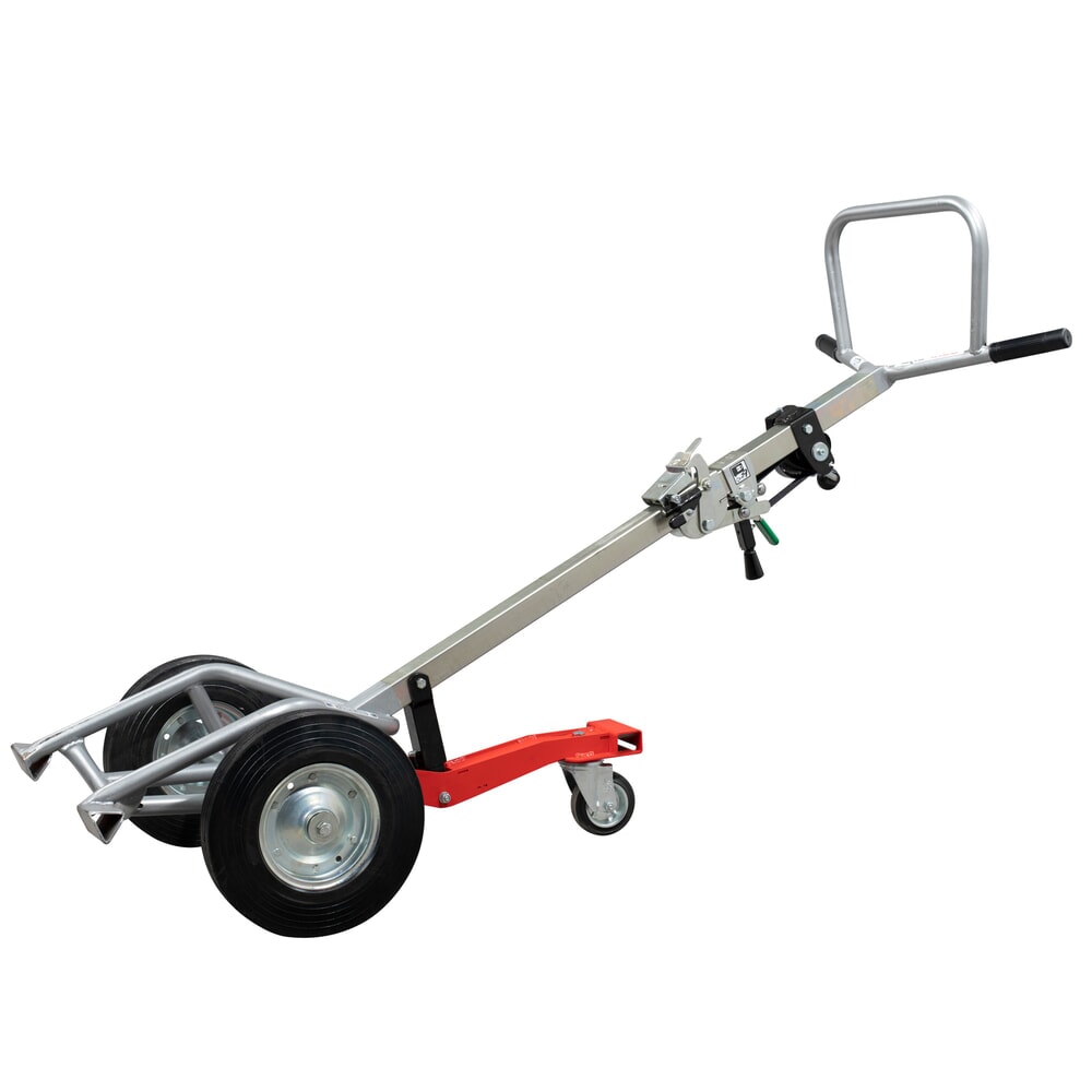 Immagine del prodotto n. 1: Manuvit carrello per fusti con argano di sollevamento, per fusti in metallo e plastica, volume 120 l e 220 l