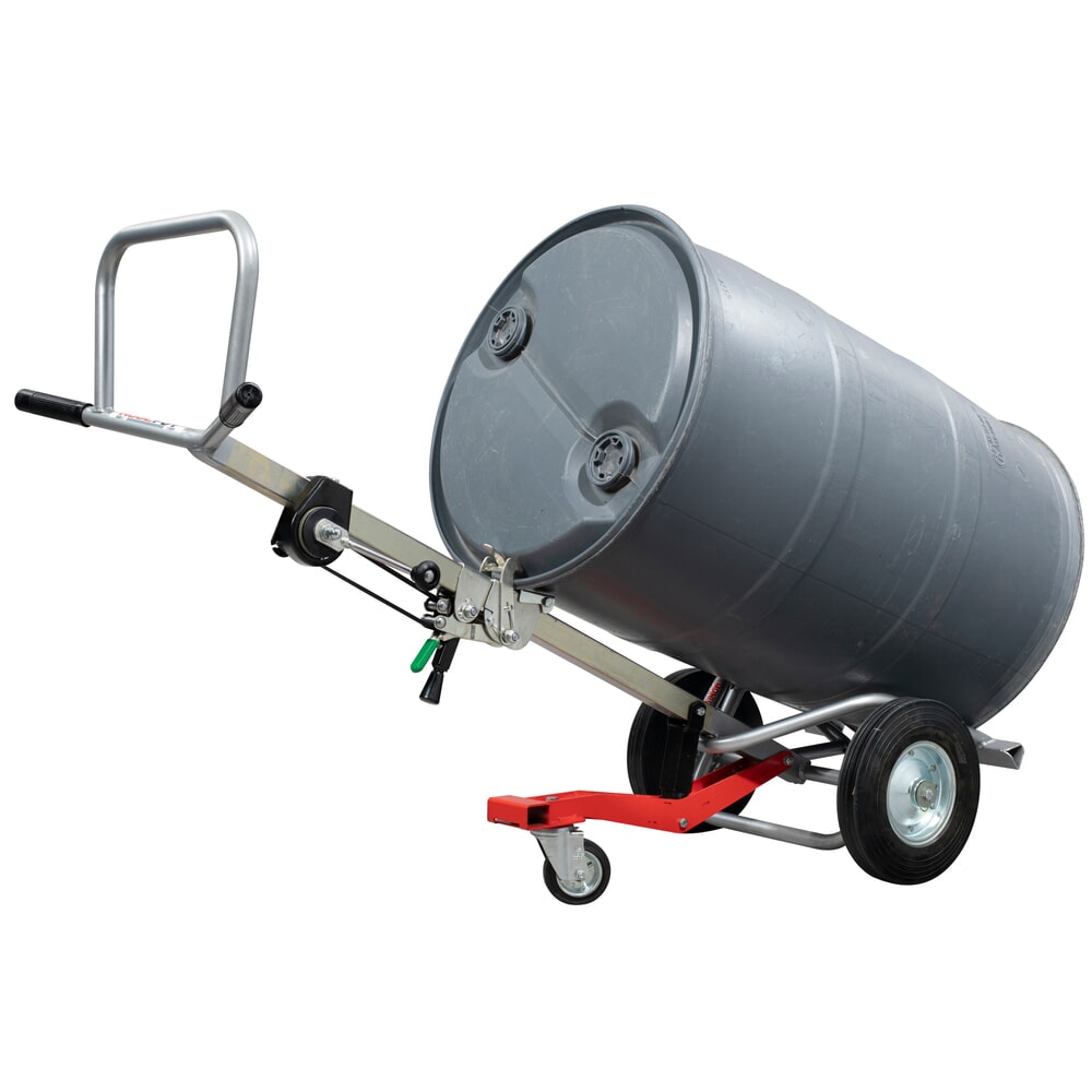 Immagine del prodotto n. 6: Manuvit carrello per fusti con argano di sollevamento, per fusti in metallo e plastica, volume 120 l e 220 l