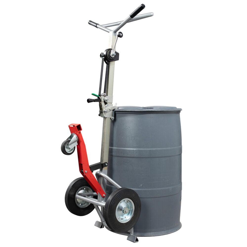 Immagine del prodotto n. 7: Manuvit carrello per fusti con argano di sollevamento, per fusti in metallo e plastica, volume 120 l e 220 l
