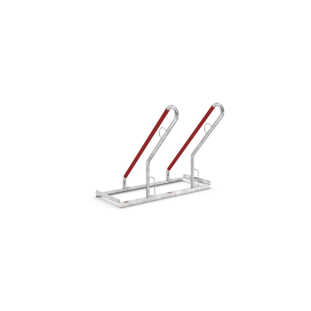 Immagine del prodotto: Rastrelliera per biciclette wsm® 0500 XBF, da tassellare, zincato a caldo, caricamento da un lato, 2 posti, interasse 500 mm