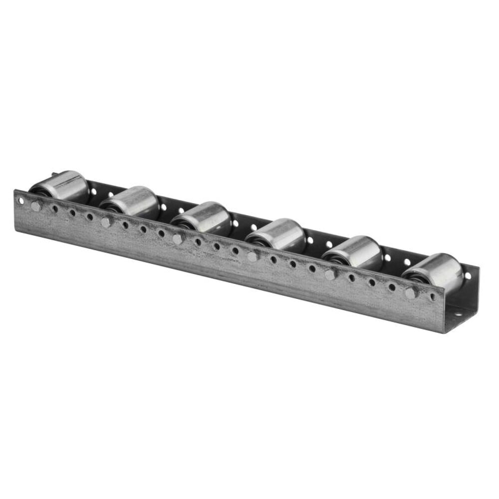 Immagine del prodotto: Rulliera per pallet, acciaio, trasporto longitudinale passo 104-208 mm, trasporto trasversale passo 130 mm