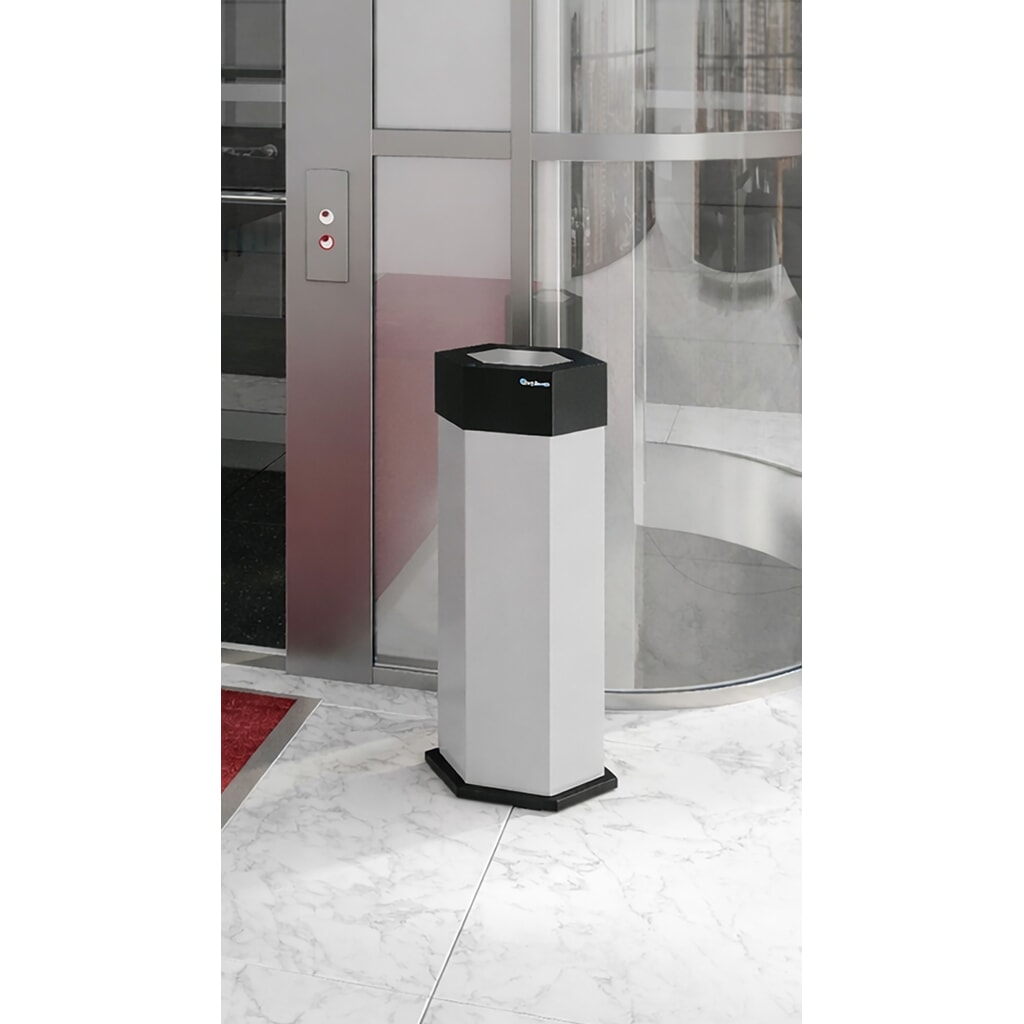 Immagine del prodotto n. 4: Contenitore per rifiuti stumpf®, Sixco 1 swing grigio chiaro