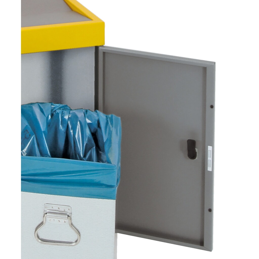 Contenitore per rifiuti riciclabili stumpf®, 4x 30 litri, colorato Immagine del prodotto n. 6: Contenitore per rifiuti riciclabili stumpf®, 4x 30 litri, colorato