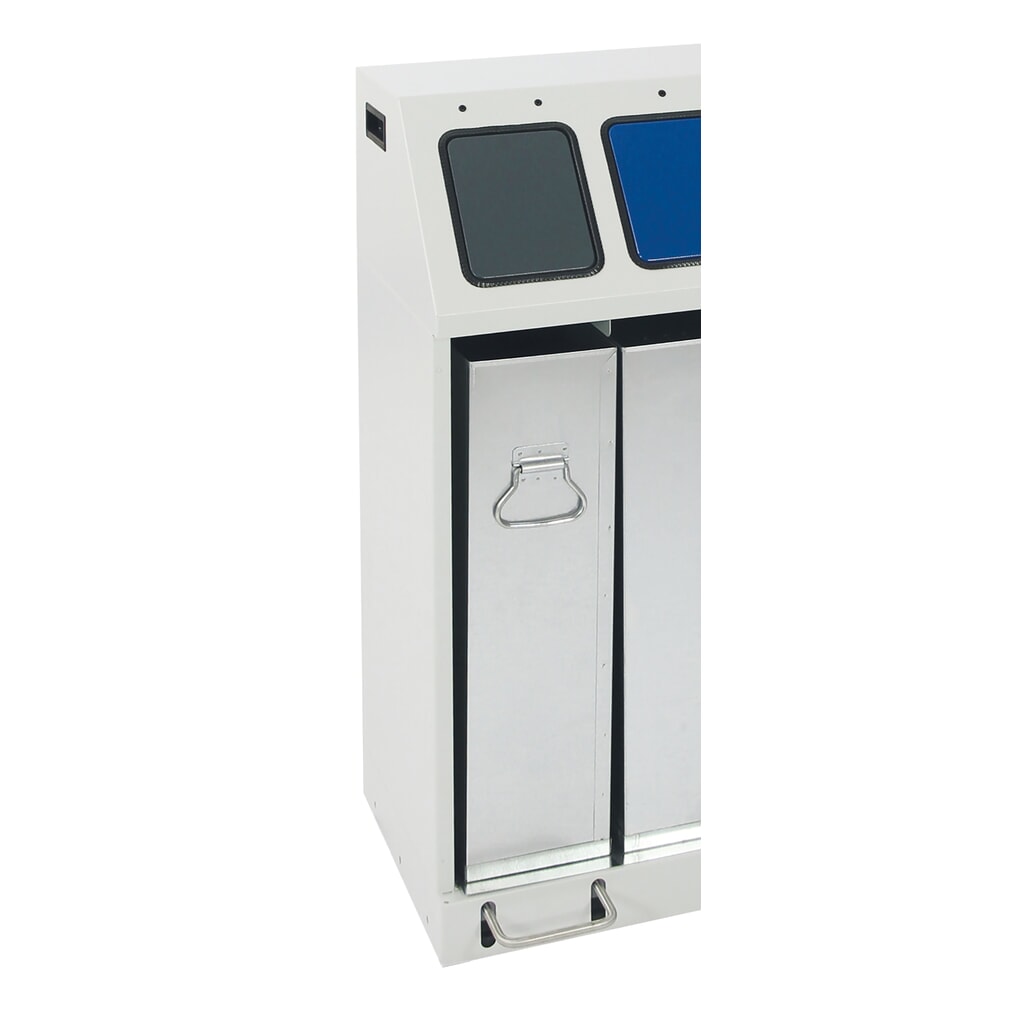 Contenitore per materiali riciclabili compatto stumpf® con pedale, 1 x 30, 1 x 60 l Immagine del prodotto n. 6: Contenitore per materiali riciclabili compatto stumpf® con pedale, 1 x 30, 1 x 60 l