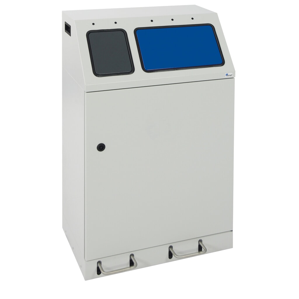 Immagine del prodotto n. 10: Contenitore per materiali riciclabili compatto stumpf® con pedale, 1 x 30, 1 x 60 l