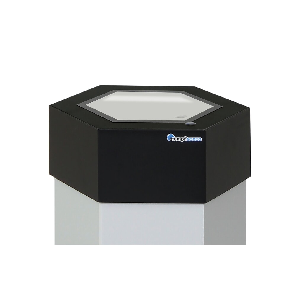 Immagine del prodotto n. 5: Contenitore per rifiuti stumpf®, Sixco 1 swing grigio chiaro