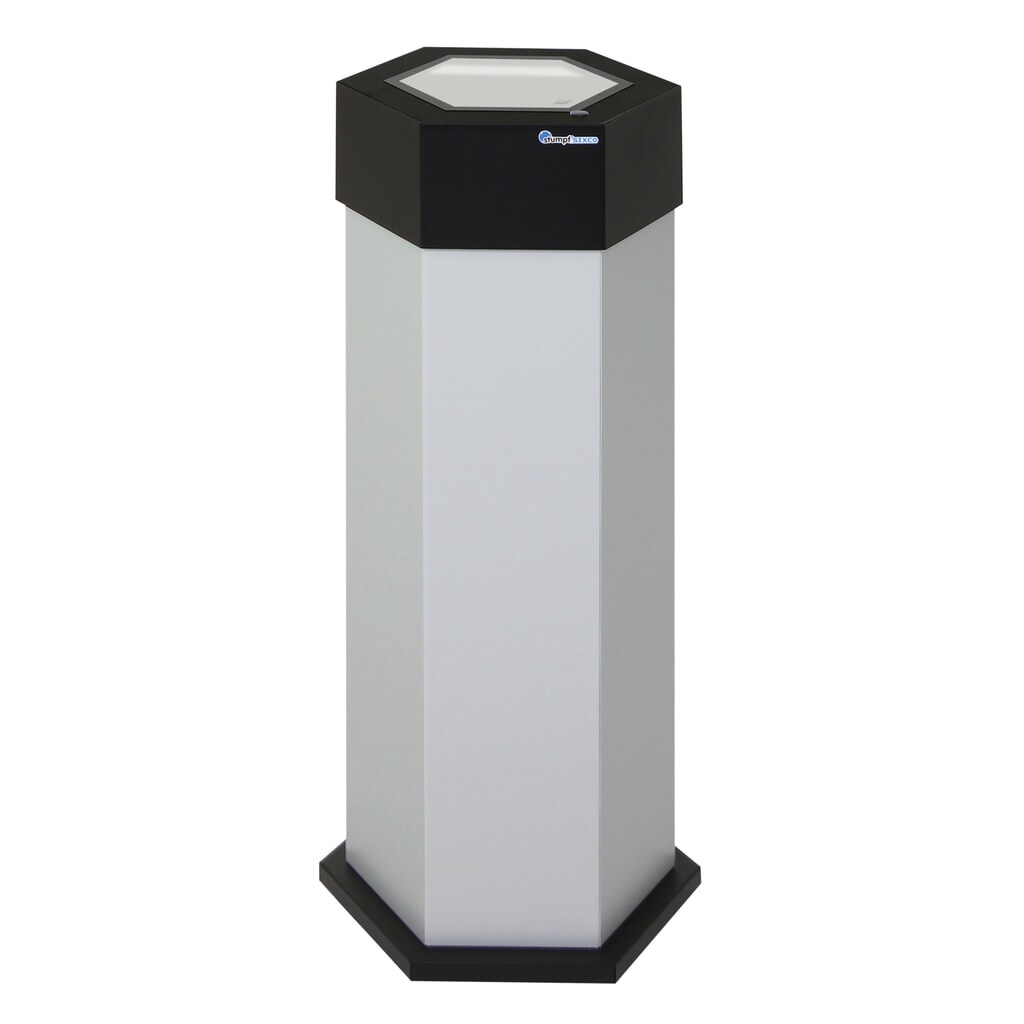 Immagine del prodotto n. 8: Contenitore per rifiuti stumpf®, Sixco 1 swing grigio chiaro