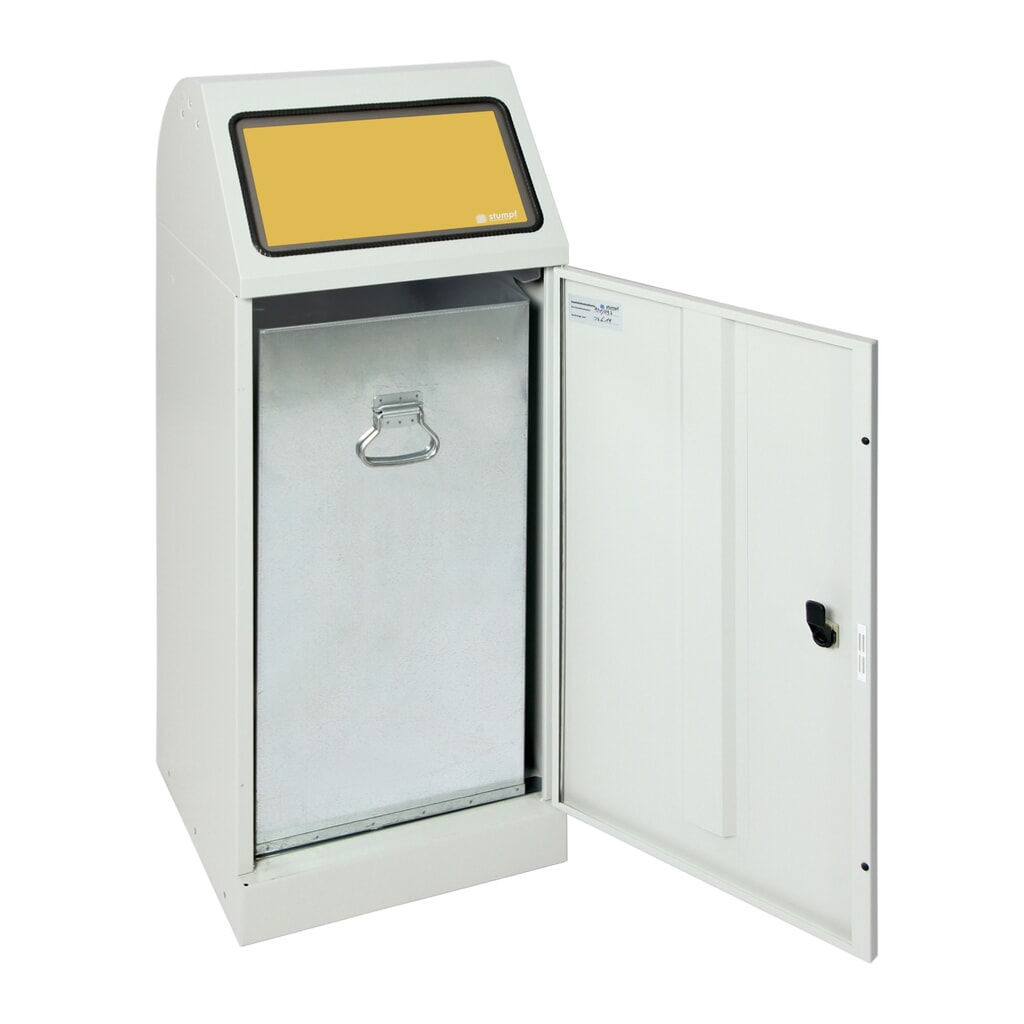 Contenitore per materiali riciclabili stumpf®, 70 litri, con sportello basculante e inserto interno Immagine del prodotto n. 2: Contenitore per materiali riciclabili stumpf®, 70 litri, con sportello basculante e inserto interno