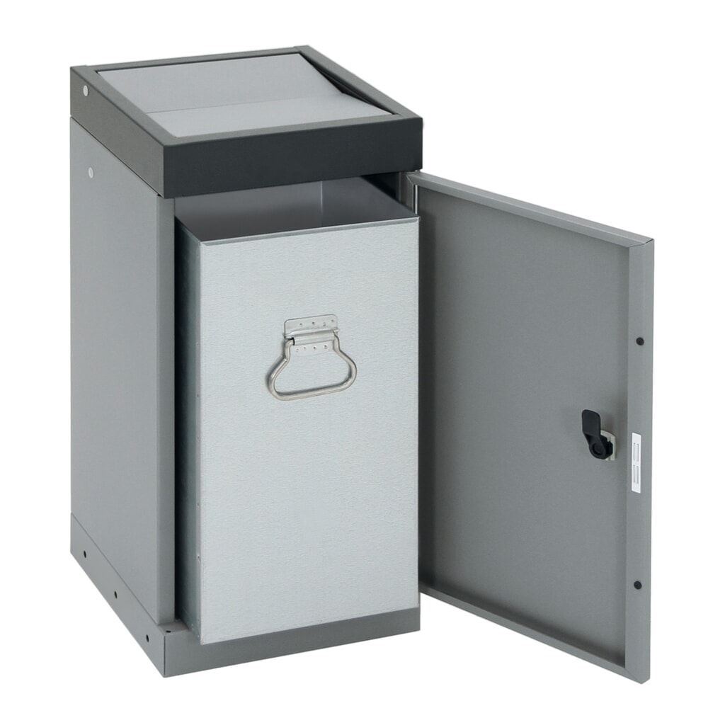 Immagine del prodotto n. 4: Contenitore per rifiuti riciclabili stumpf®, 1x 30 litri, coperchio antracite