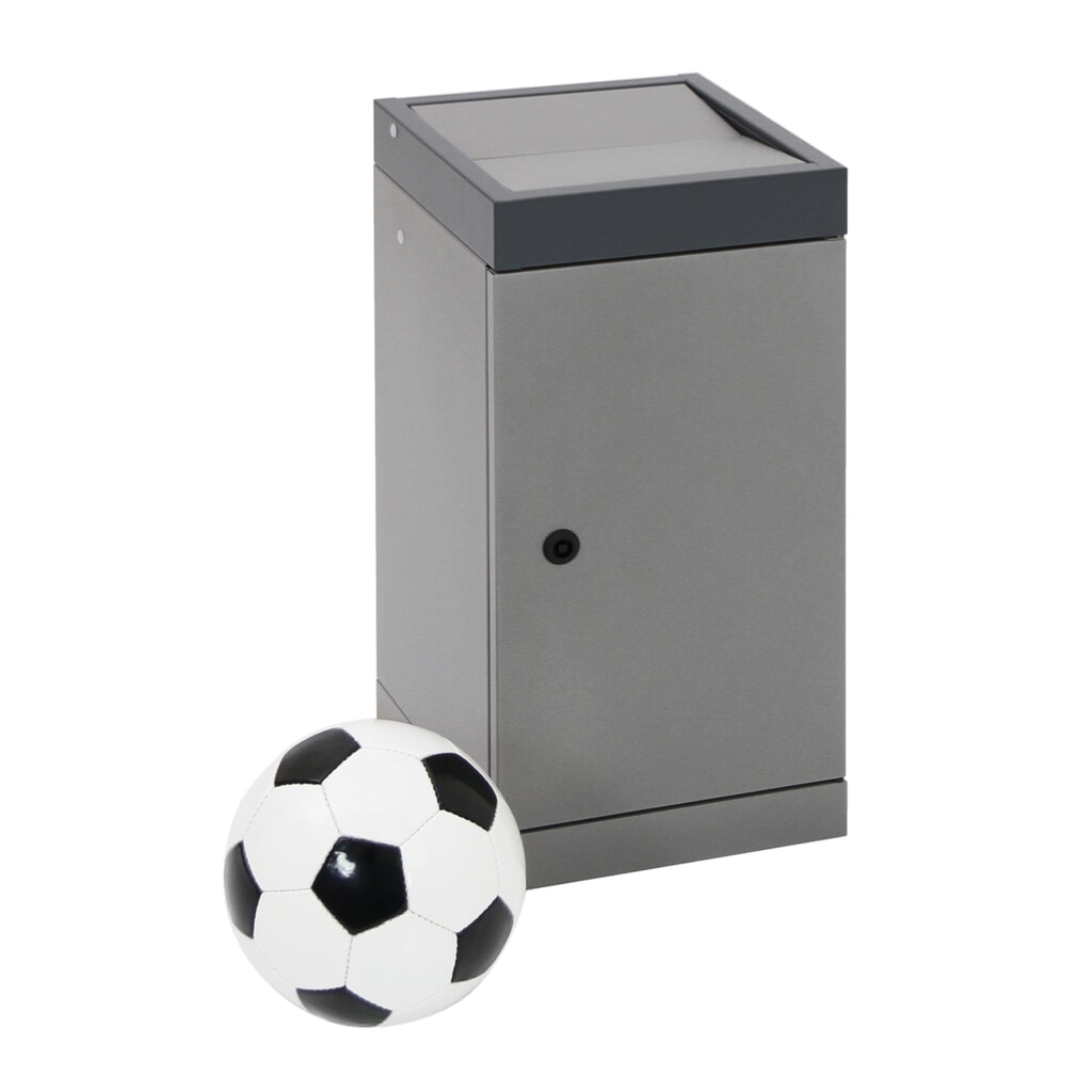 Contenitore per rifiuti riciclabili stumpf®, 1x 30 litri, coperchio antracite Immagine del prodotto n. 5: Contenitore per rifiuti riciclabili stumpf®, 1x 30 litri, coperchio antracite