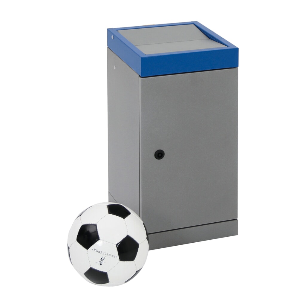 Immagine del prodotto n. 5: Contenitore per rifiuti riciclabili stumpf®, 1x 30 litri, coperchio blu