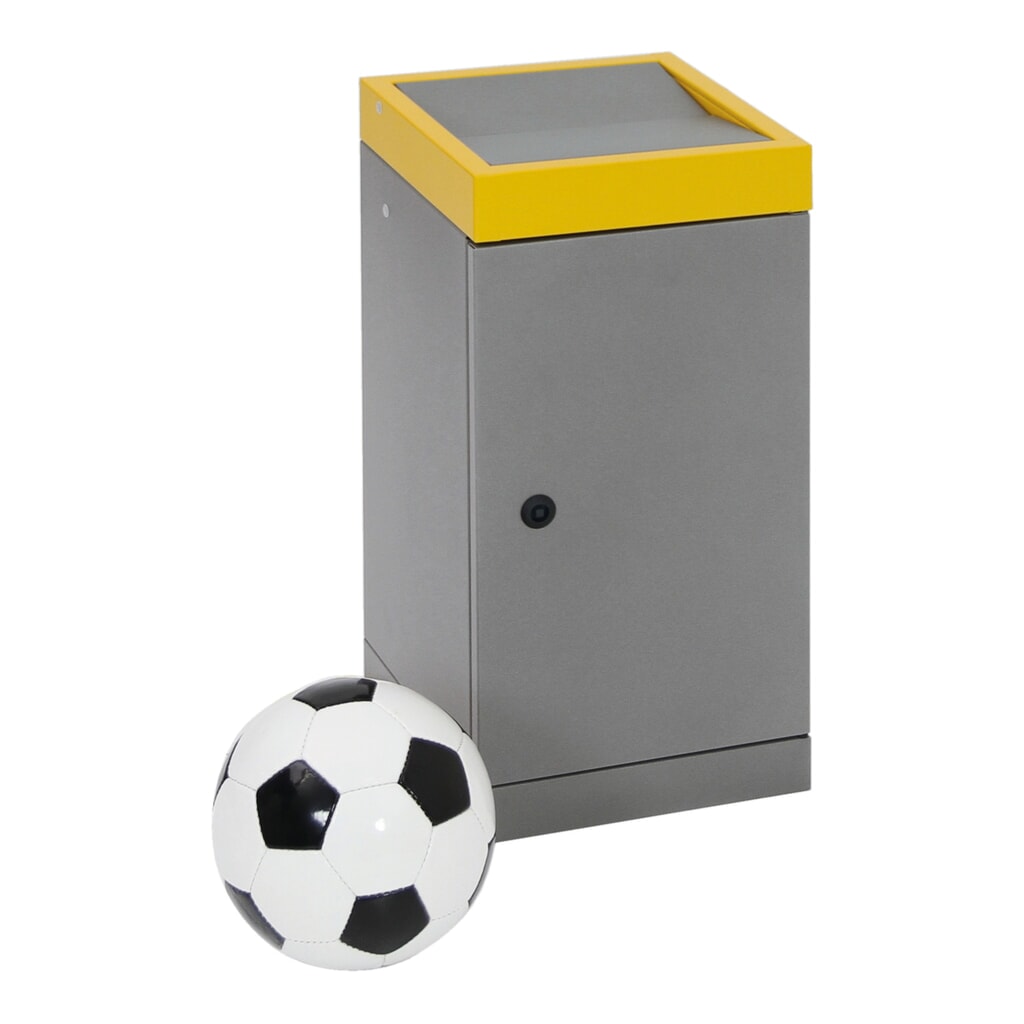 Contenitore per rifiuti riciclabili stumpf®, 1x 70 litri, coperchio giallo Immagine del prodotto n. 5: Contenitore per rifiuti riciclabili stumpf®, 1x 70 litri, coperchio giallo