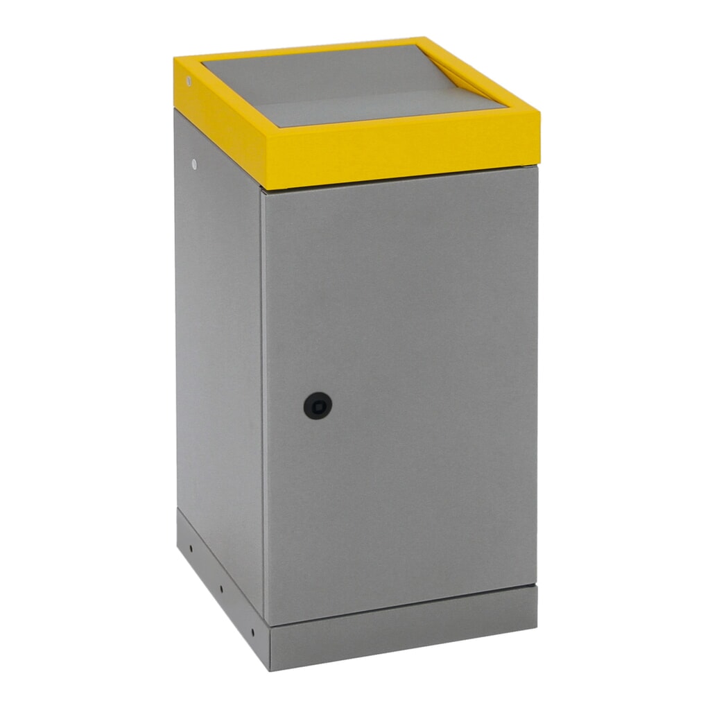 Contenitore per rifiuti riciclabili stumpf®, 1x 70 litri, coperchio giallo Immagine del prodotto n. 6: Contenitore per rifiuti riciclabili stumpf®, 1x 70 litri, coperchio giallo