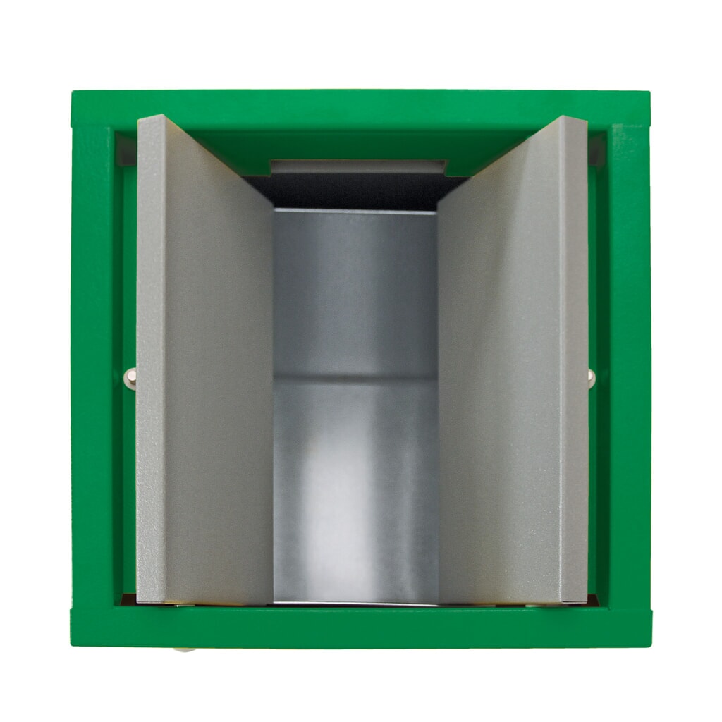 Contenitore per rifiuti riciclabili stumpf®, 1x 30 litri, coperchio verde Immagine del prodotto n. 7: Contenitore per rifiuti riciclabili stumpf®, 1x 30 litri, coperchio verde