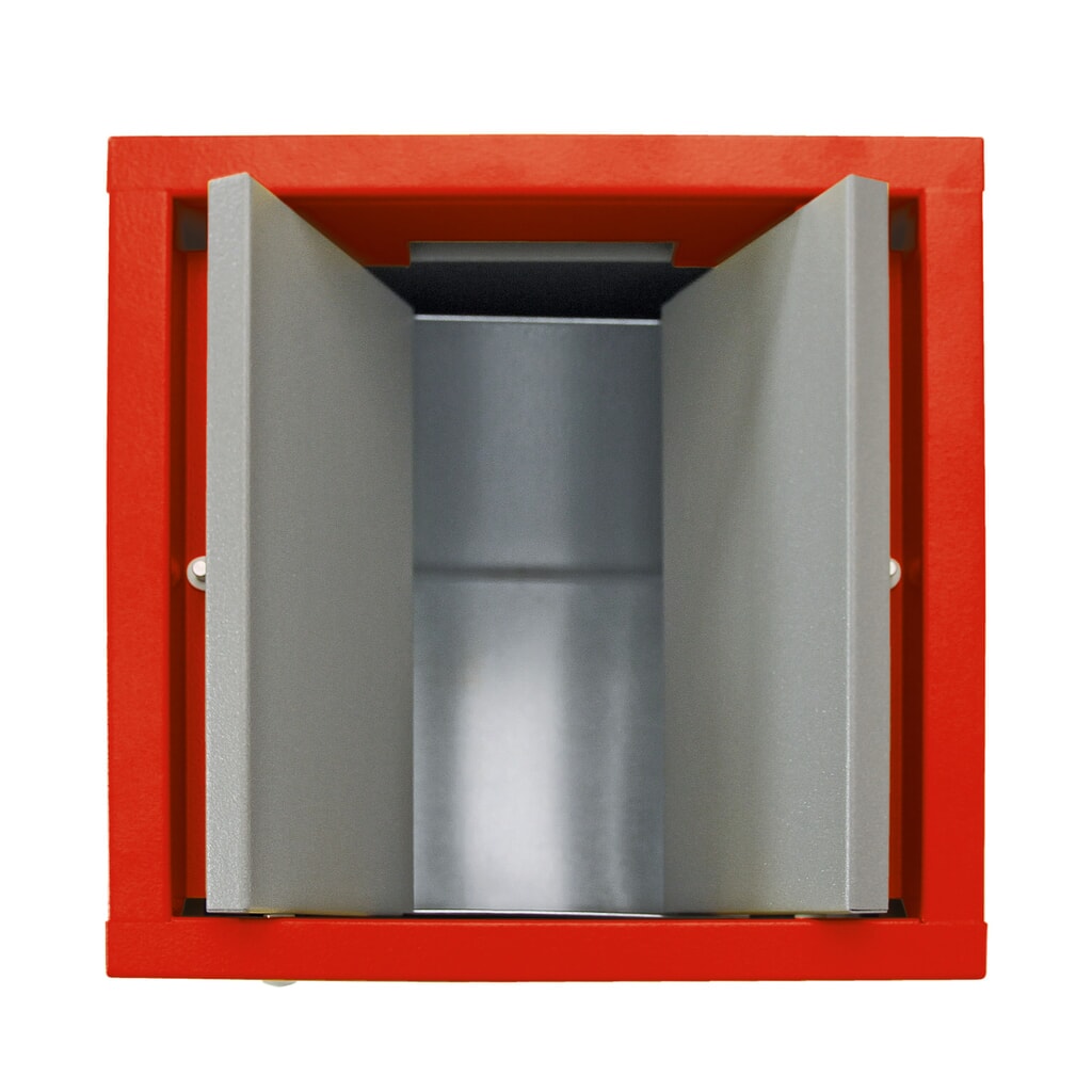 Contenitore per rifiuti riciclabili stumpf®, 1x 30 litri, coperchio rosso Immagine del prodotto n. 7: Contenitore per rifiuti riciclabili stumpf®, 1x 30 litri, coperchio rosso