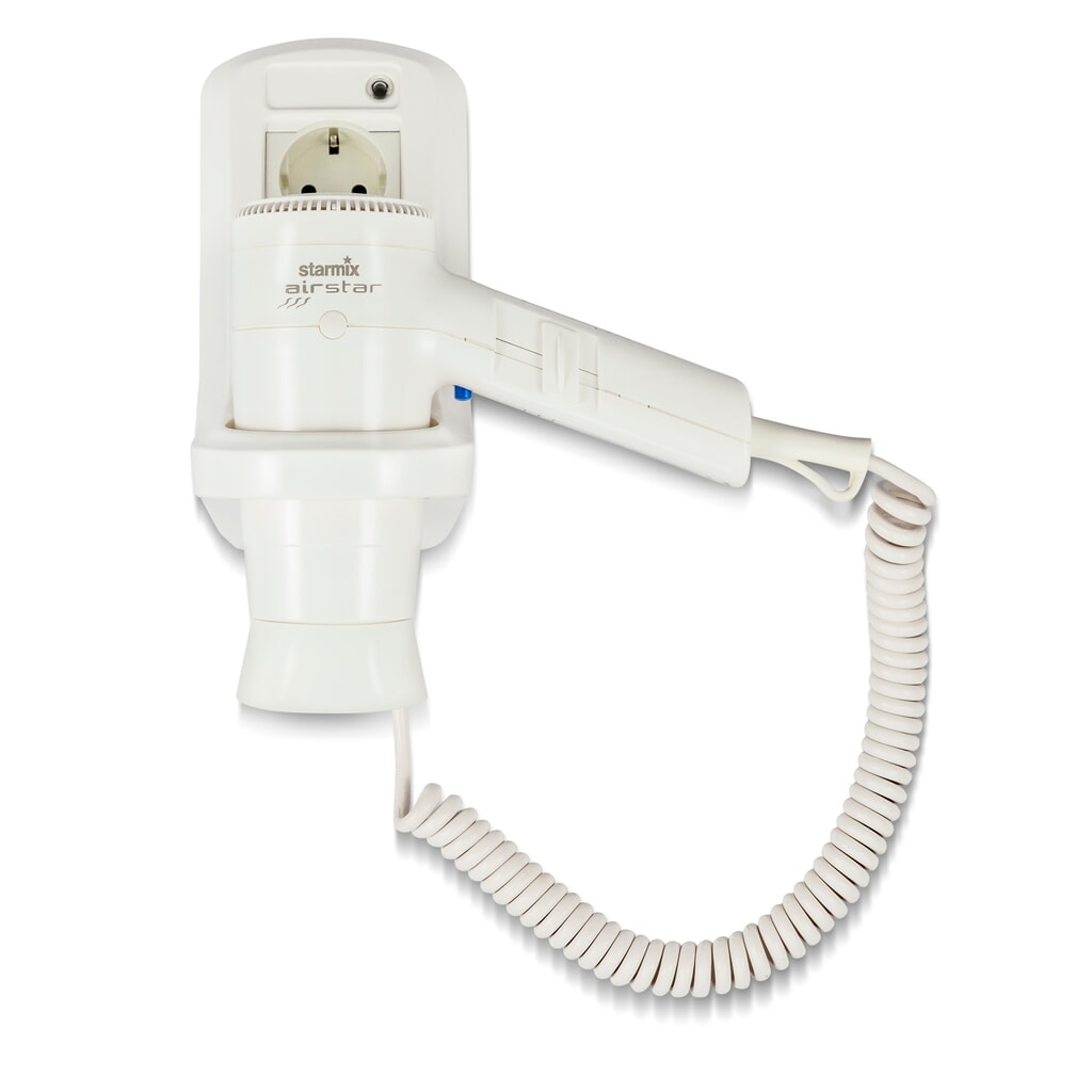 Asciugacapelli portatile starmix HFTW 12 S, 1.200 W, incl. supporto da parete, bianco Immagine del prodotto: Asciugacapelli portatile starmix HFTW 12 S, 1.200 W, incl. supporto da parete, bianco