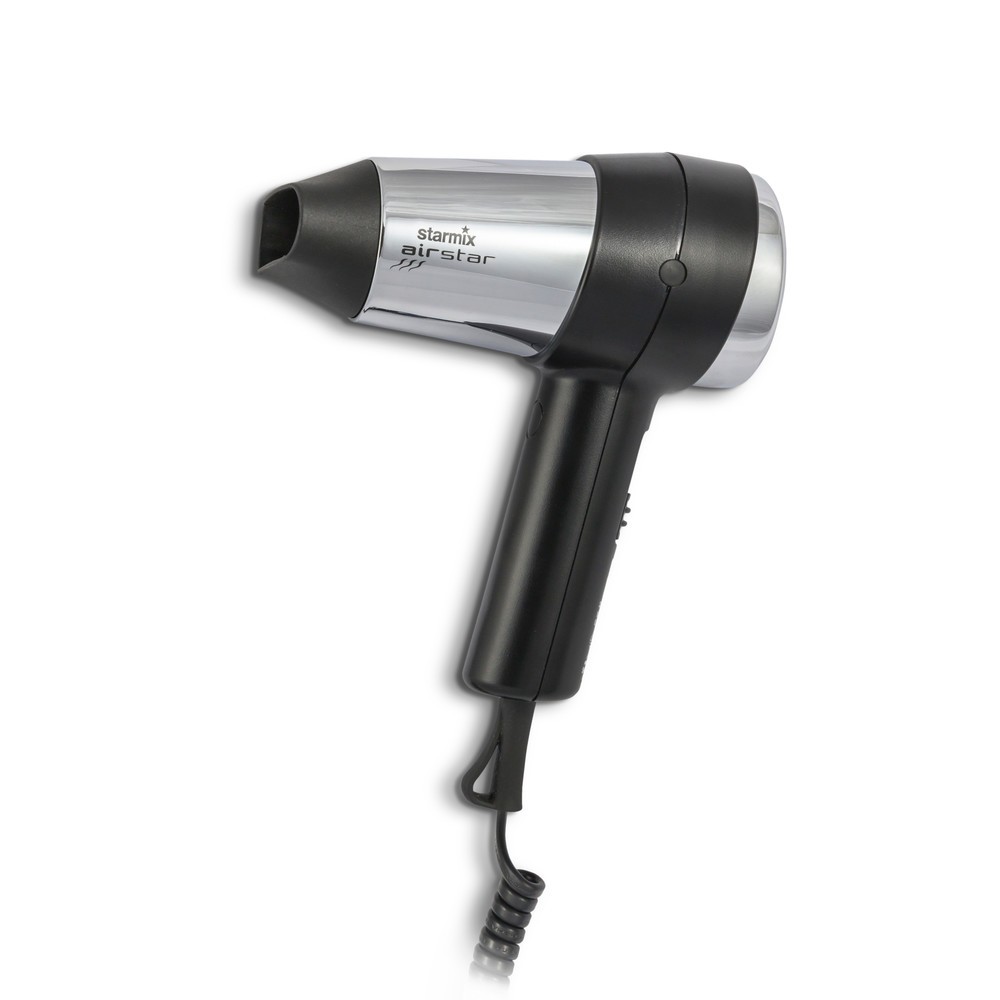 Immagine del prodotto: Asciugacapelli portatile starmix TFC 12, 1.200 W, nero/cromato