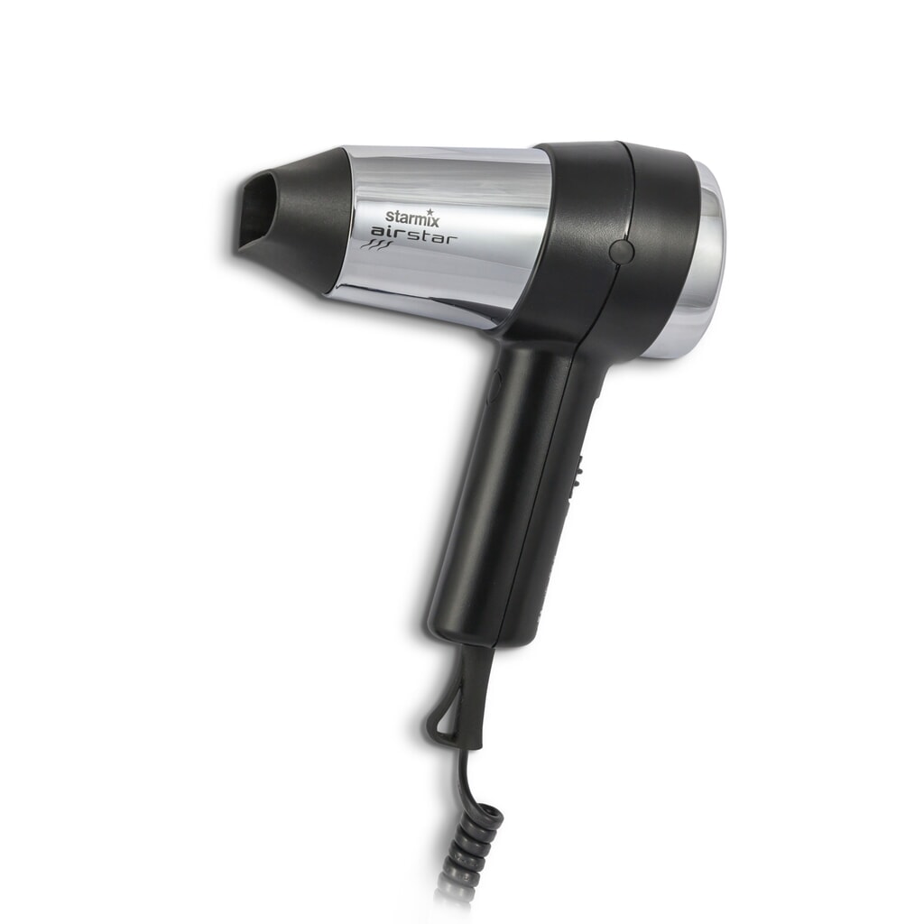 Immagine del prodotto: Asciugacapelli portatile starmix TFC 12, 1.200 W, nero/cromato