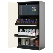 armadio chimico e veleni con cassa di sicurezza tipo 30, asecos®, 3 contenitore a cassetti