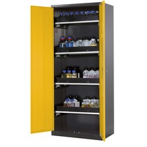 Armadio per prodotti chimici e velenosi asecos ® con ripiani estraibili, AxLxP 1.950 x 810 x 520 mm